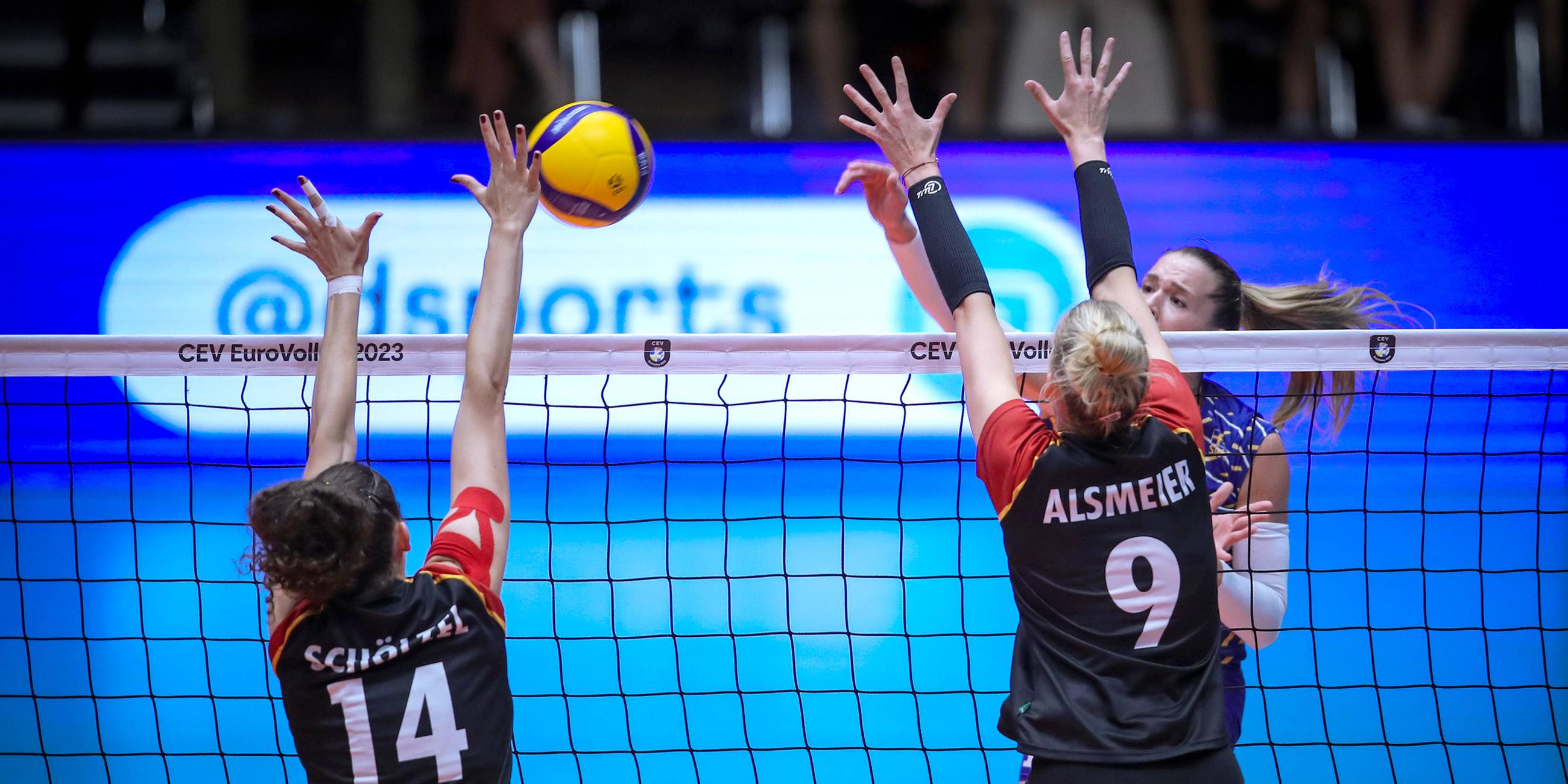 EuroVolley 2023, Volleyball-EM der Frauen, Deutschland - Schweden