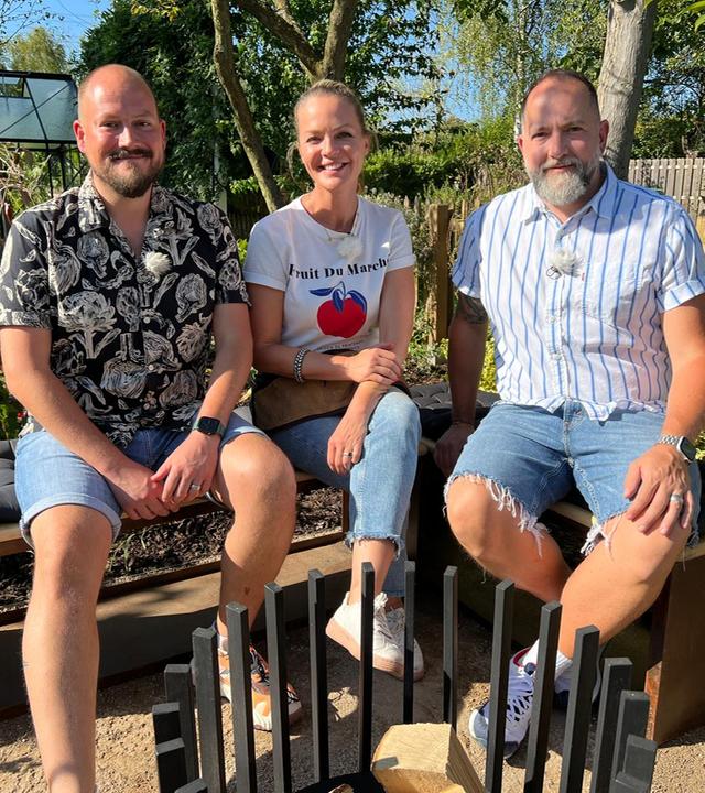 Eva Brenner mit Familie Di Maria