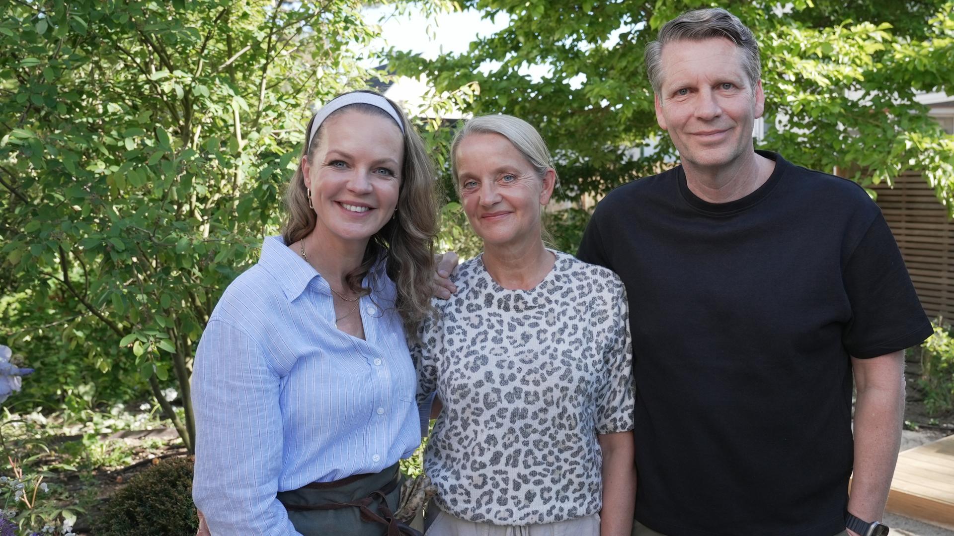 Eva Brenner mit Familie Haase-Stern