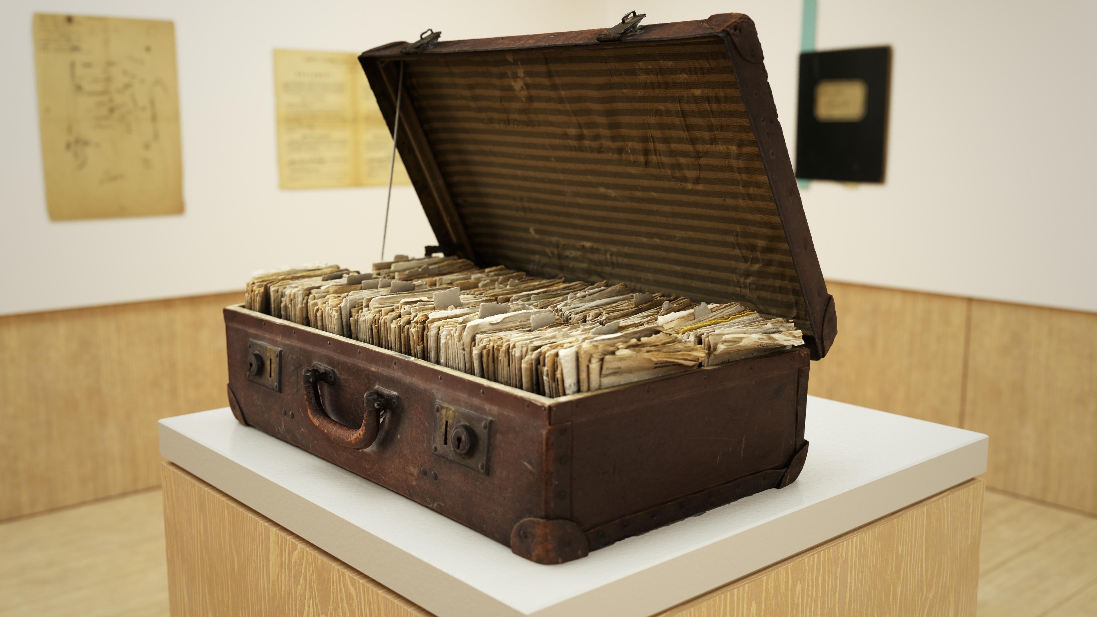 Koffer von Walter Meckauer - Exil
