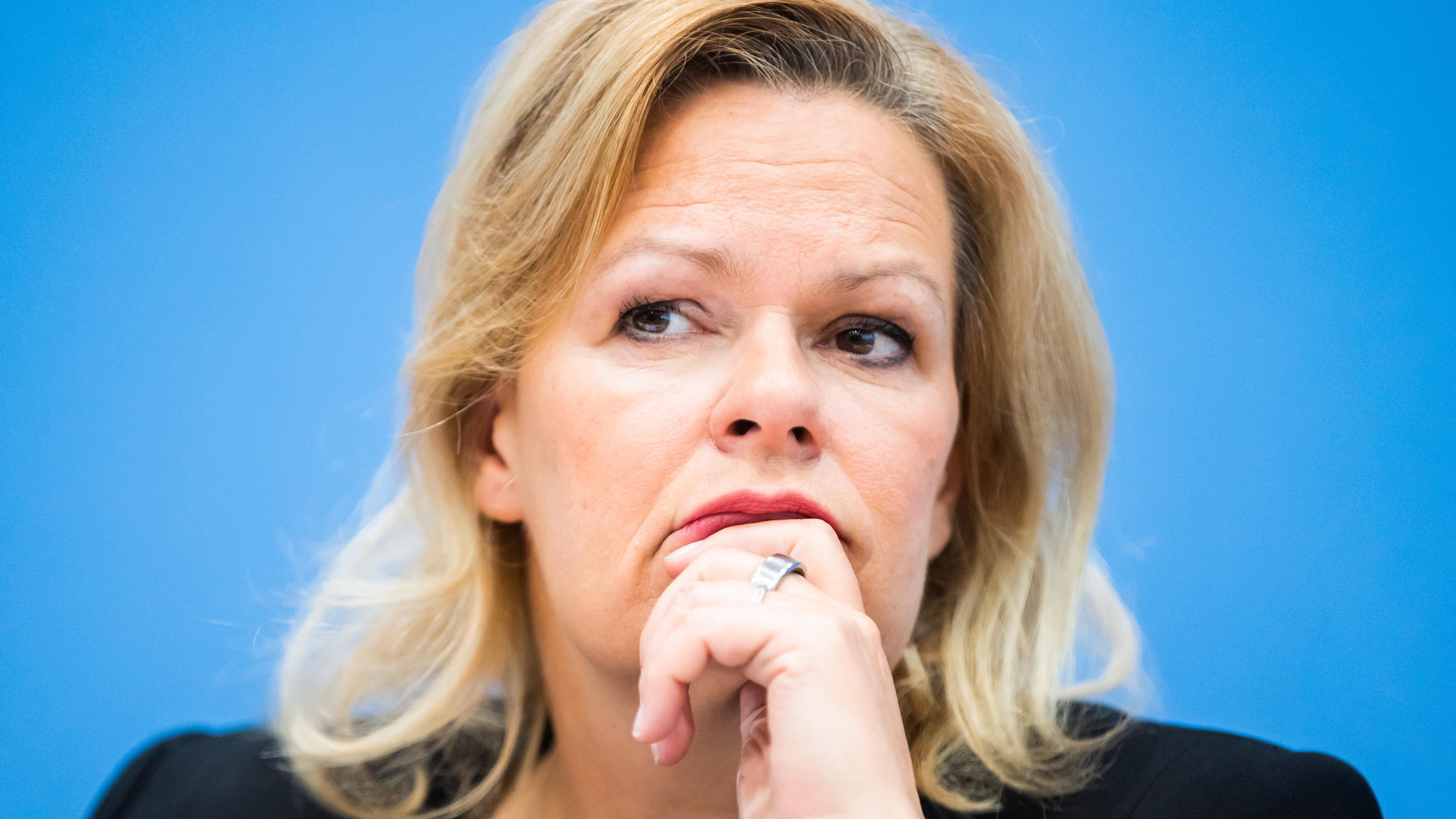 Nancy Faeser (SPD), Bundesministerin für Inneres und Heimat.