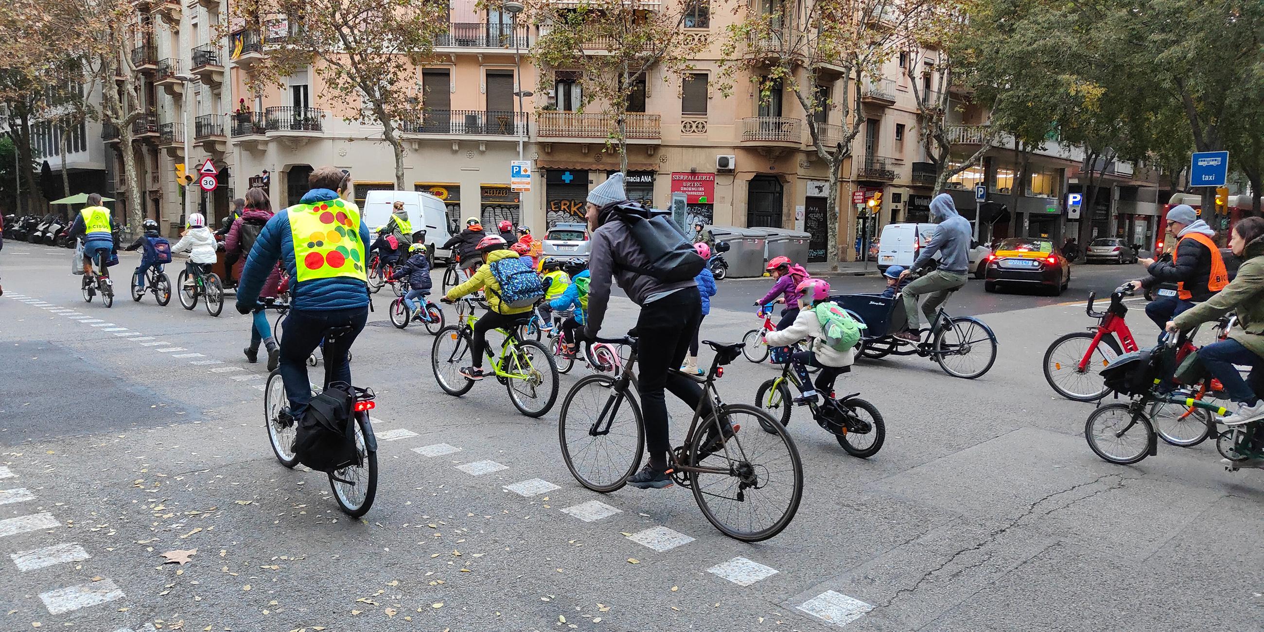 Barcelonas Fahrradbus