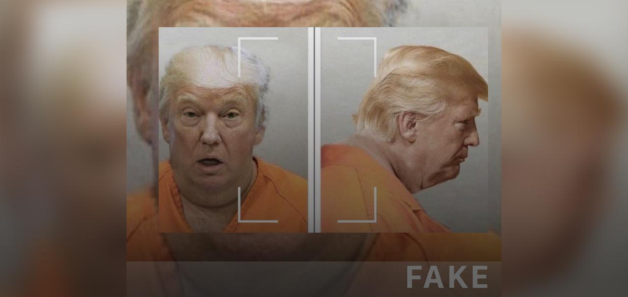 FAKE-Bild: Dieses Polizeibild von Trump in Sträflingskluft wurde nie gemacht