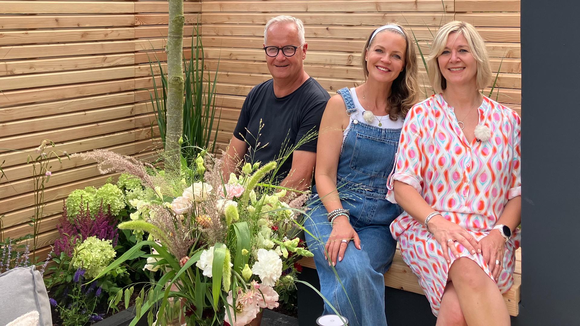 Familie Bauschen mit Eva Brenner.