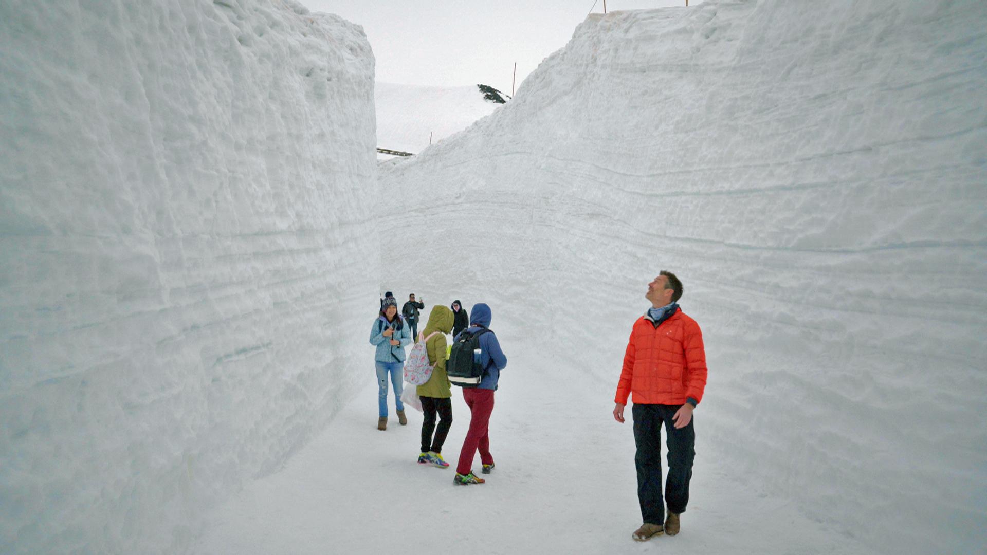 Dirk Steffens in Yukiguni, Japan