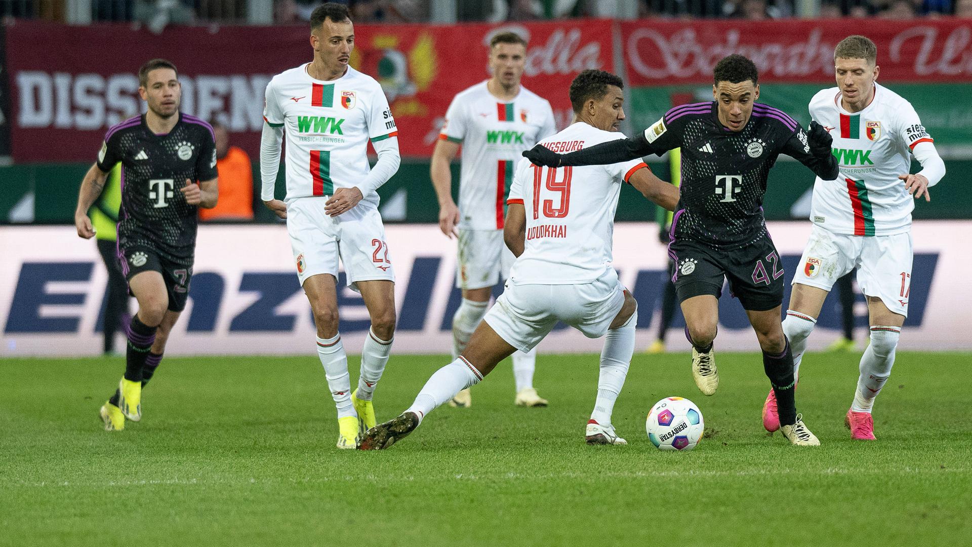 FC Augsburg gegen FC Bayern München.