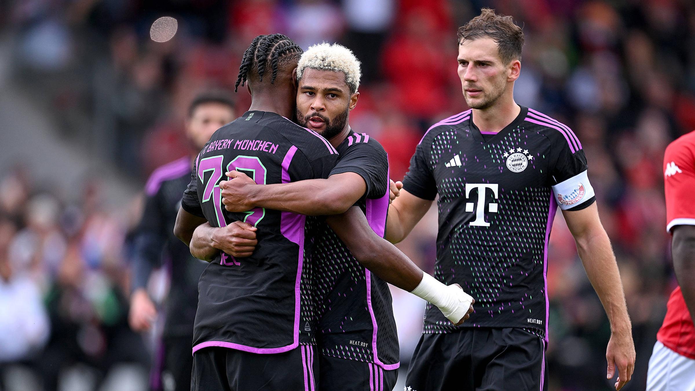 Jubel nach dem Tor zum 3:1.