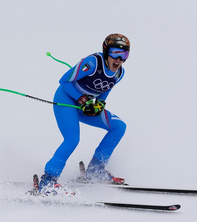 Freut sich über ihr olympisches Gold: Die Italienerin Federica Brignone