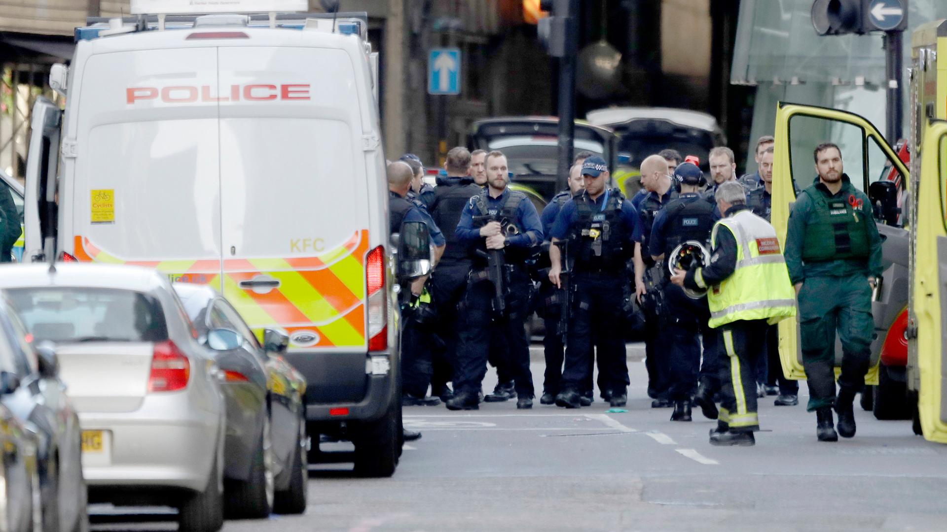 Polizisten in London