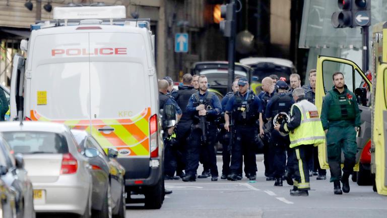 Polizisten in London