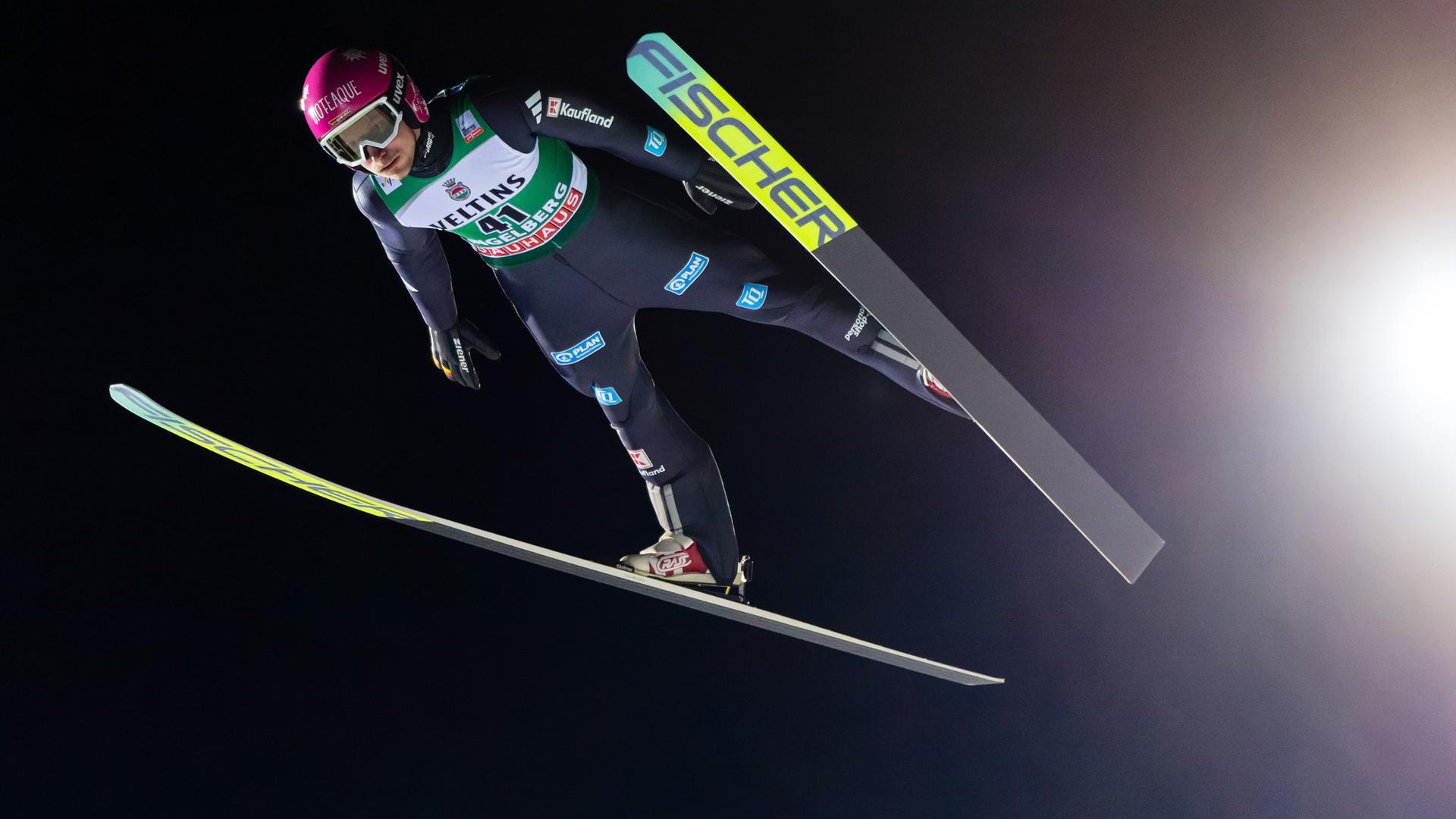 Felix Hoffmann (Deutschland) in Aktion. 