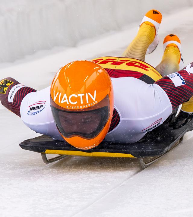 Felix Keisinger (Deutschland) ist in Aktion. 