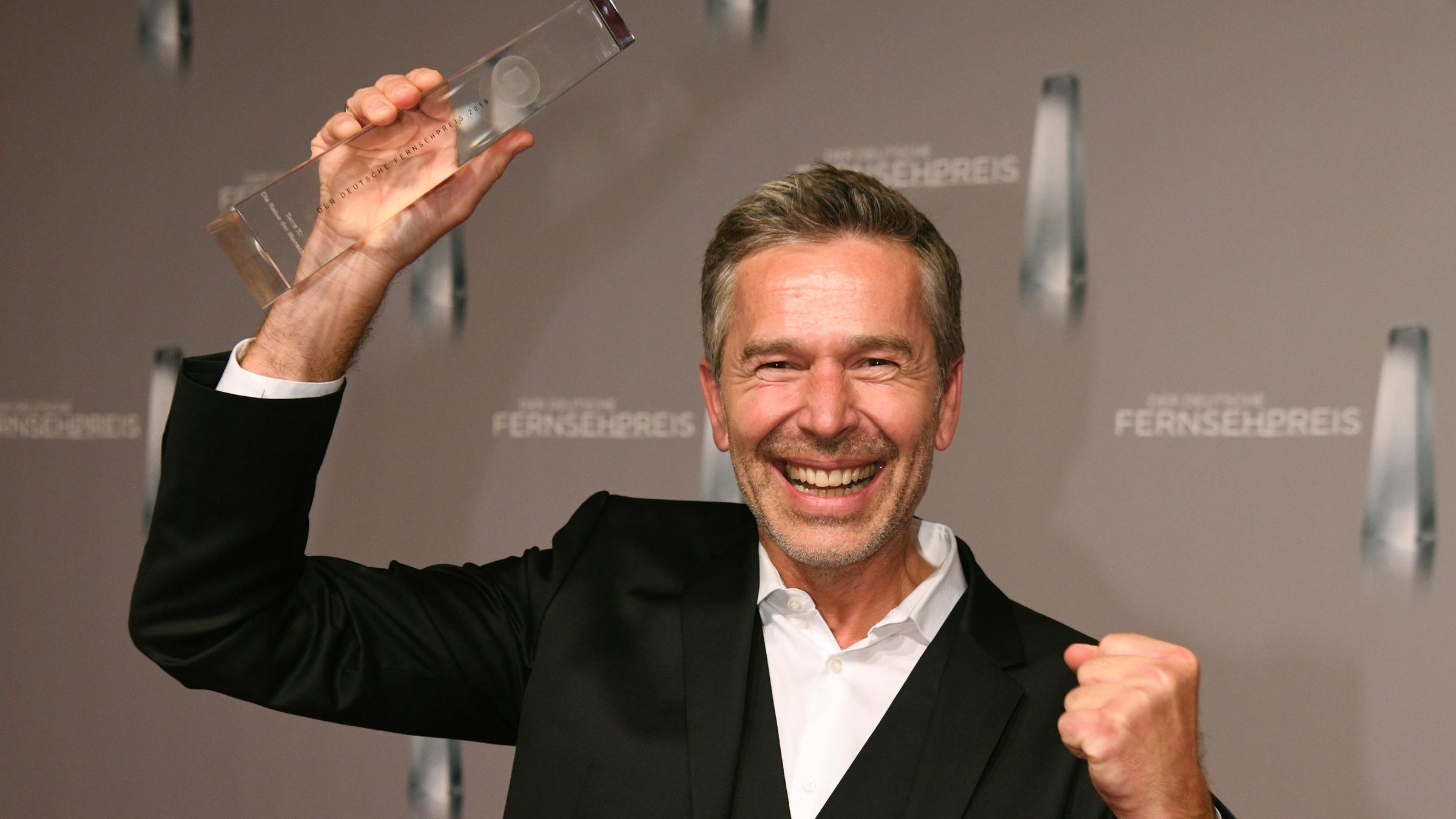 Dirk Steffens am 31.01.2019 beim Fernsehpreis in Düsseldorf