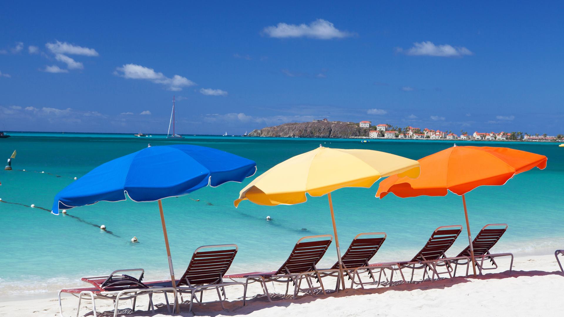 Strand von Sint Maarten/St. Martin