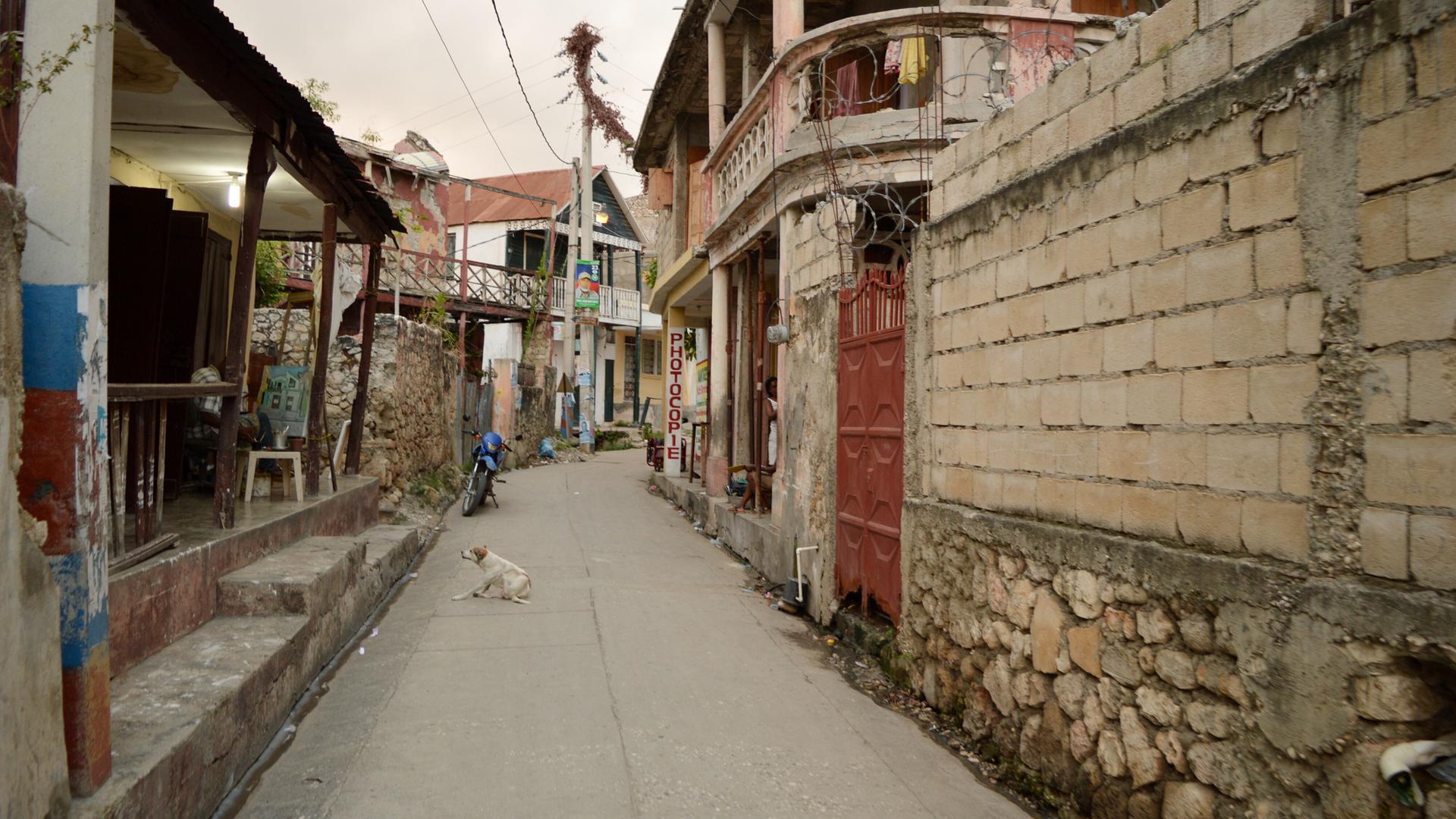 Gasse in Port Au Prince in Haiti