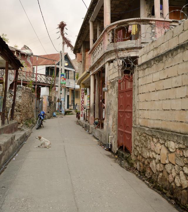 Gasse in Port Au Prince in Haiti