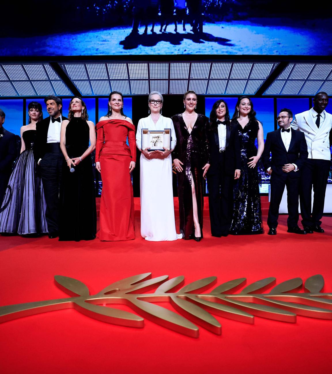 Mit Preis ausgezeichnete Fimlschaffende auf Filmfestival in Cannes 