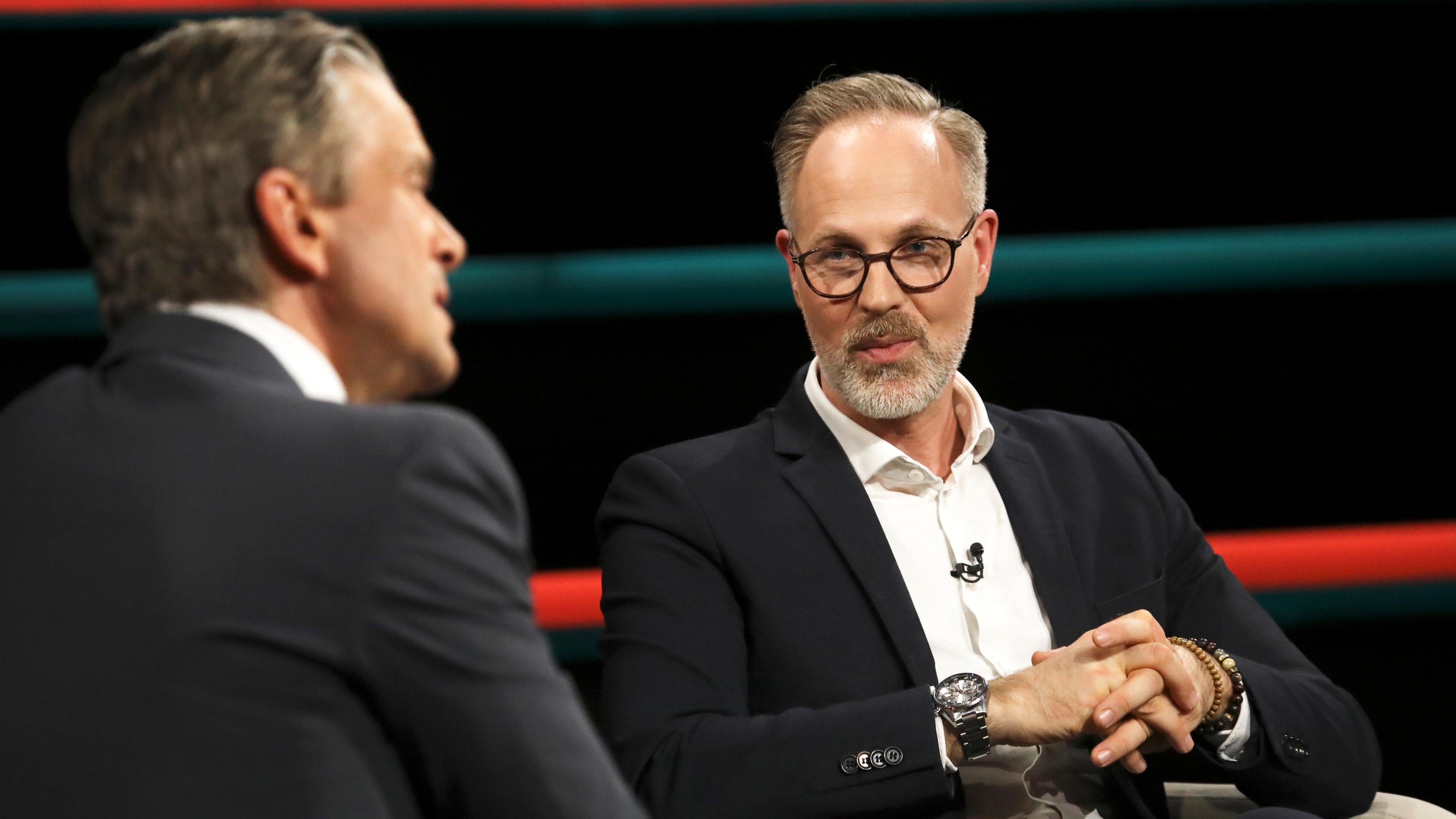 Der Kriminalbeamte Sebastian Fiedler in der Sendung von Markus Lanz.