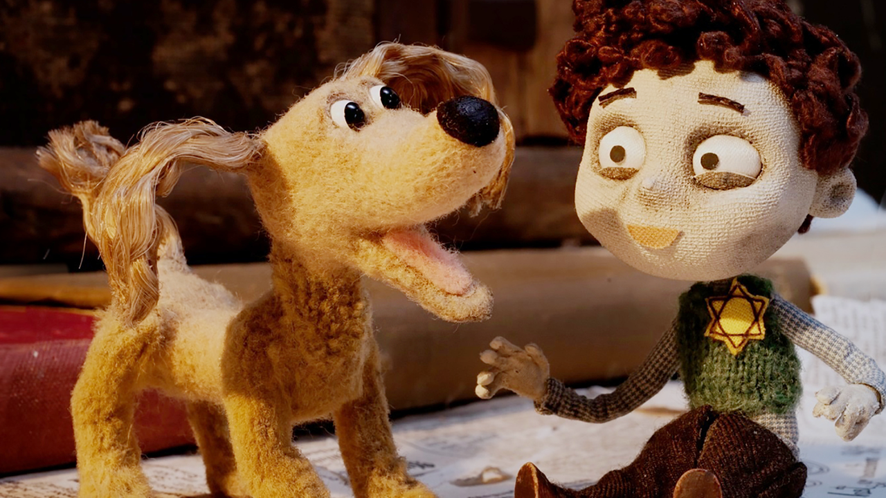 Trotz der steten Bedrohung durch die Nazis im jüdischen Ghetto erlebt der Junge Mikasch mit seiner Hündin Chika viele glückliche Momente.