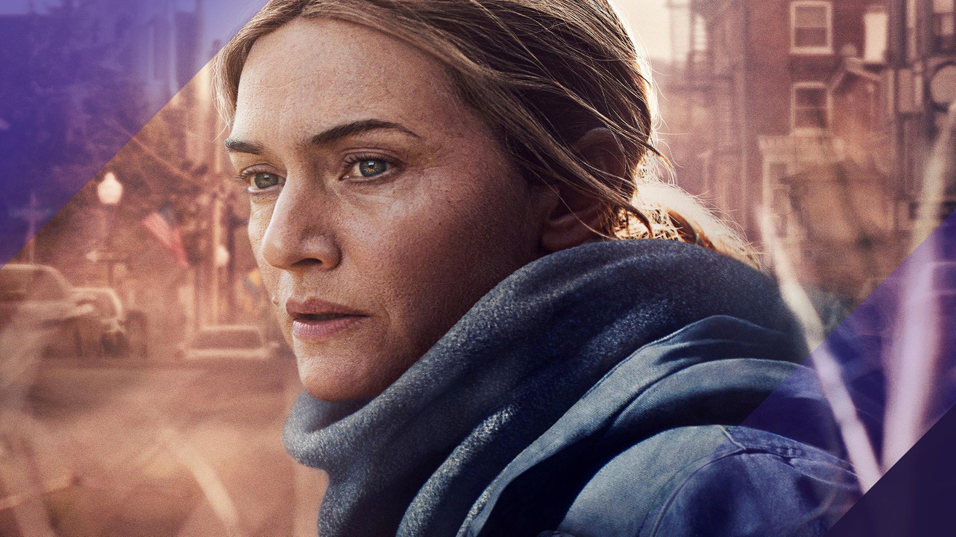 Großaufnahme von Kate Winslet in "Mare of Easttown".