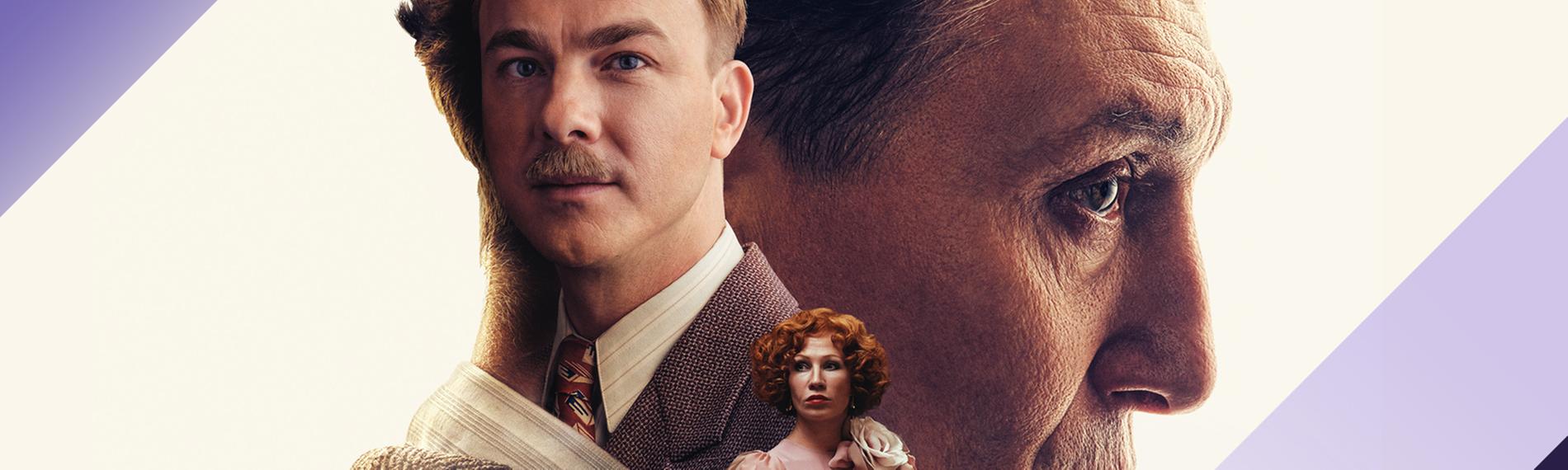 Plakatmotiv zu "Schachnovelle" mit Albrecht Schuch, Oliver Masucci und Birgit Minichmayr.