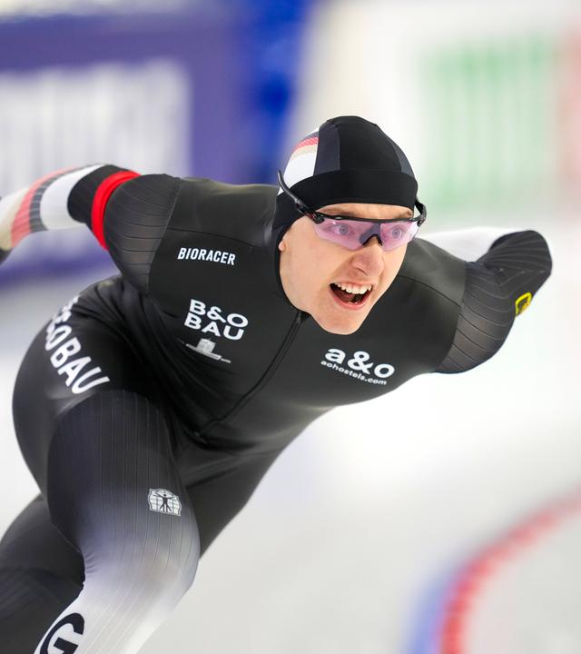 Finn Sonnekalb (Deutschand) ist in Aktion. 