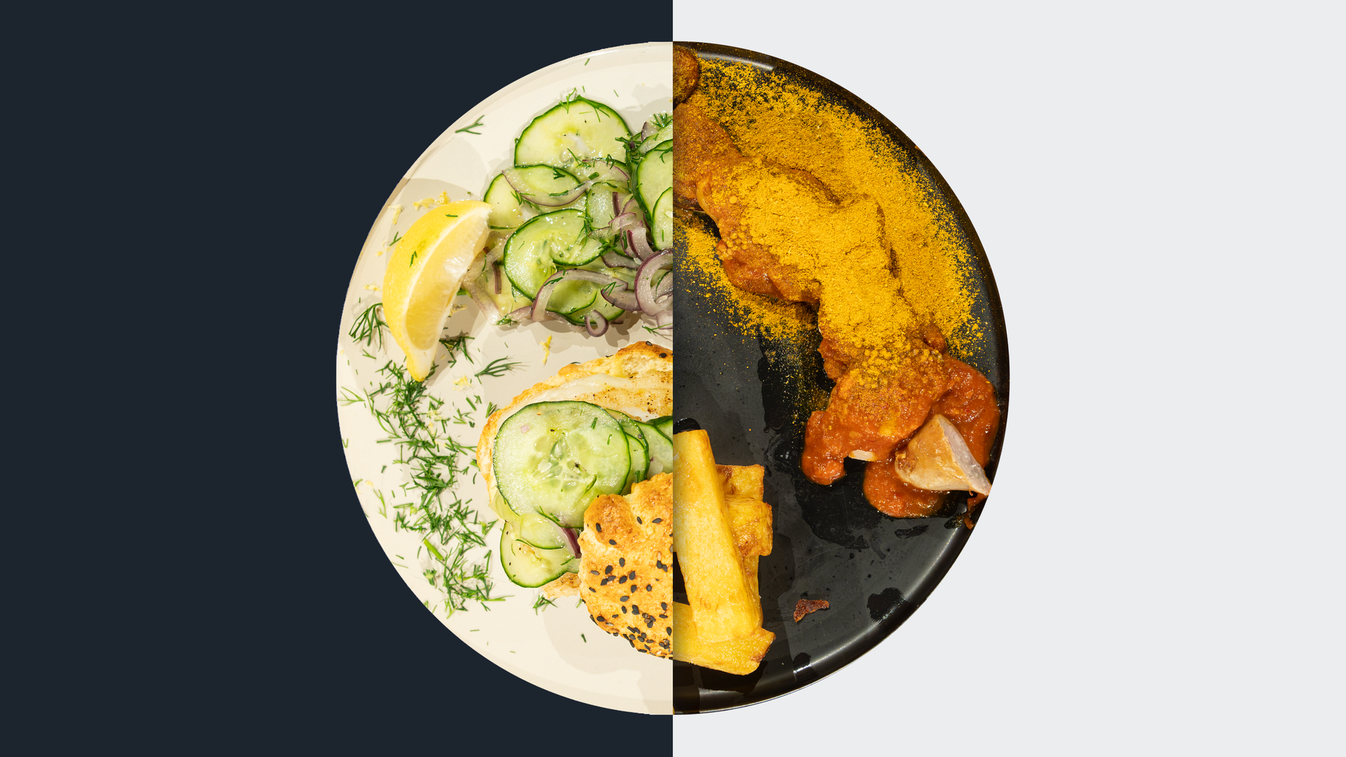 Fischbrötchen vs. Currywurst