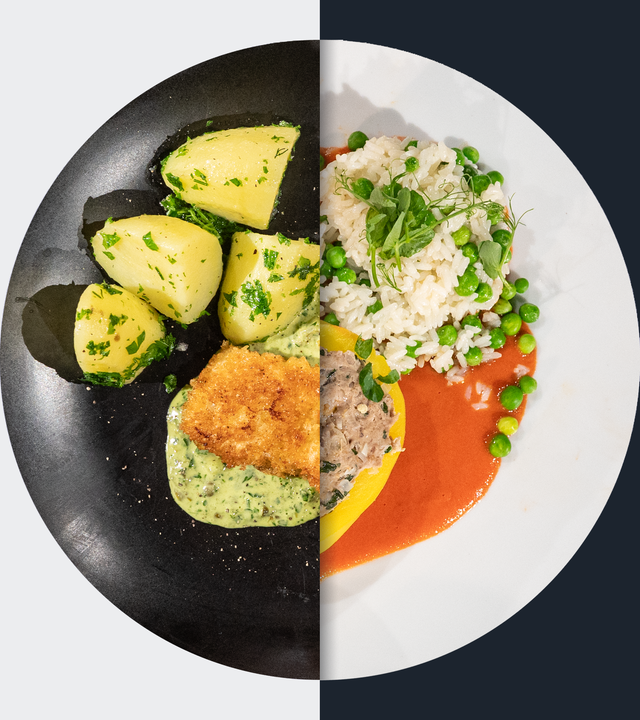 Fischstäbchen vs. Gefüllte Paprika