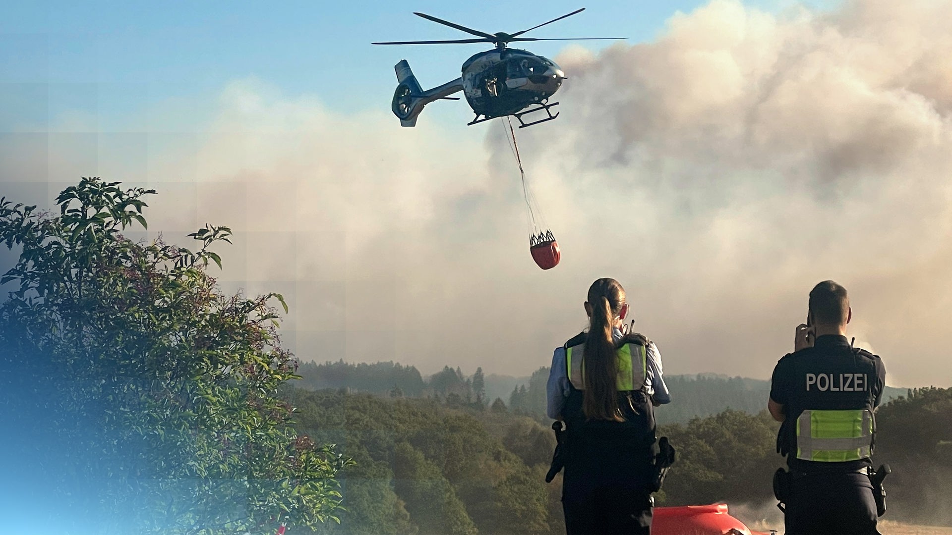 Thumbnail: Flammen kurz vor Hürtgenwald
