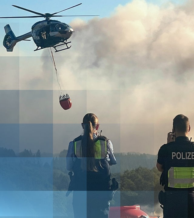 Thumbnail: Flammen kurz vor Hürtgenwald