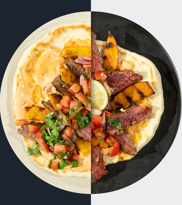 Flatbread mit Flanksteak