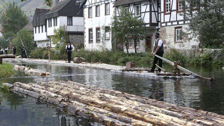 "Schiltacher Flößer" auf dem Rhein