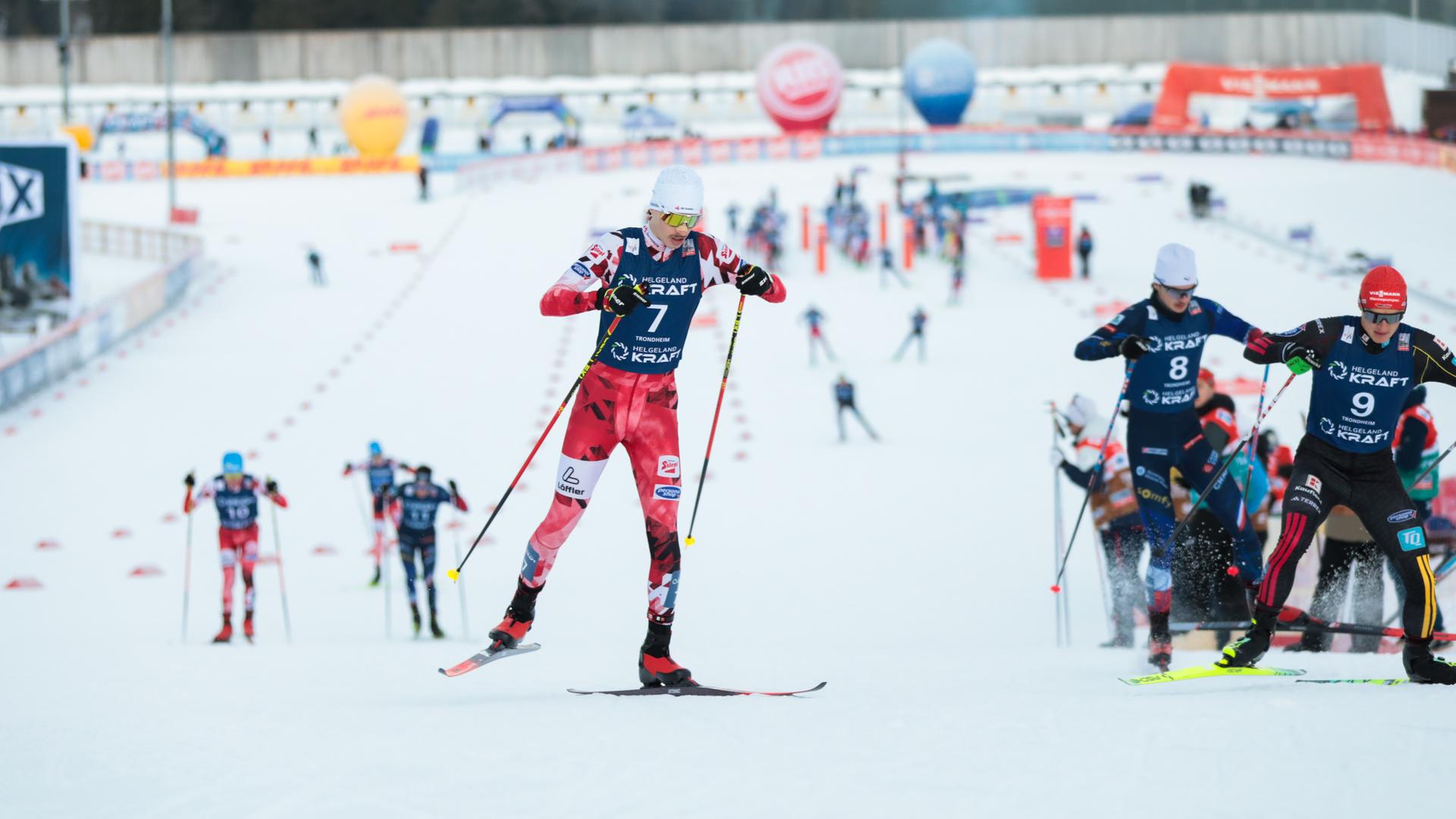 Florian Kolb (Österreich) ist in Aktion. 