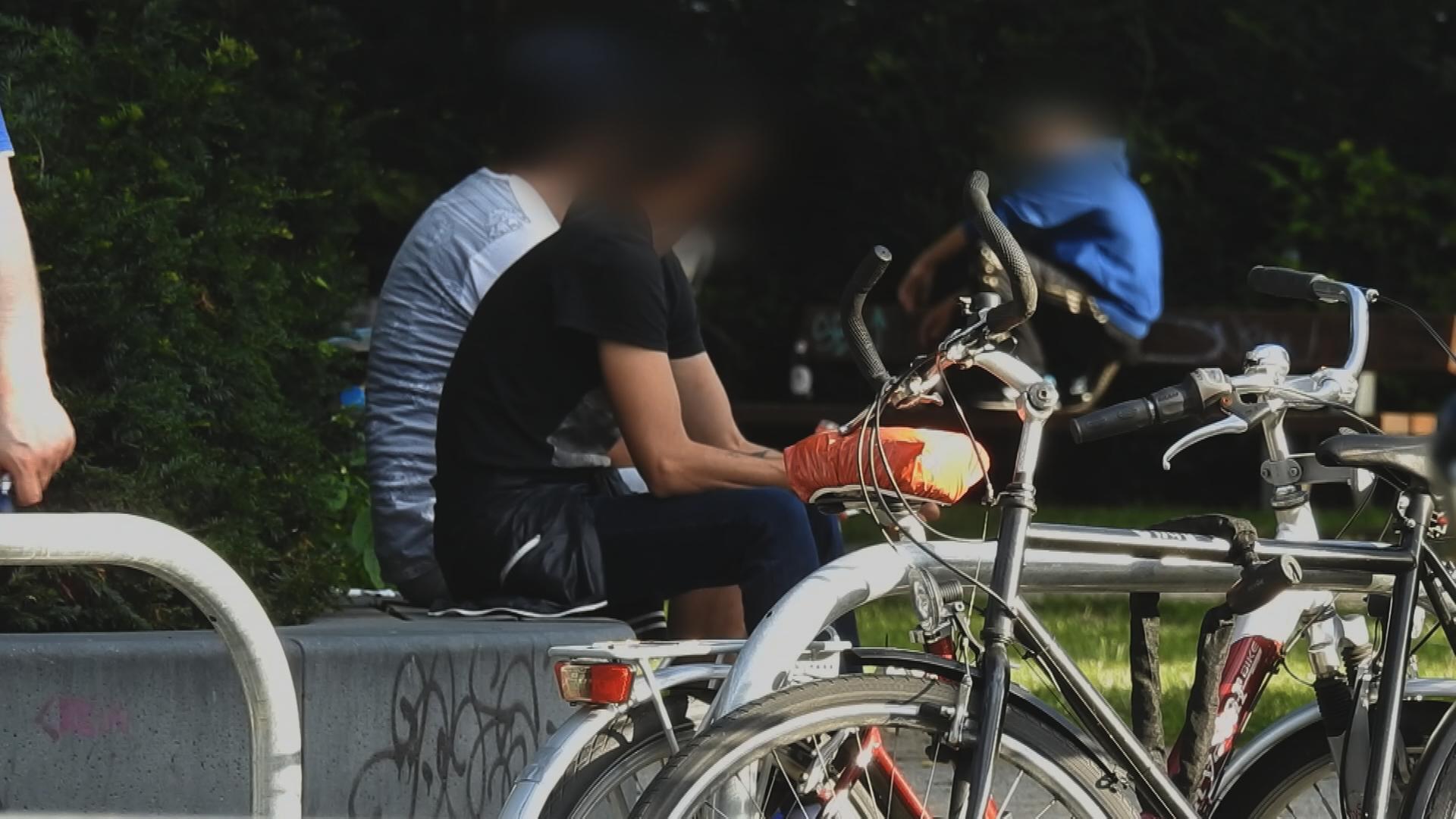 Flüchtlinge im Berliner Tiergarten