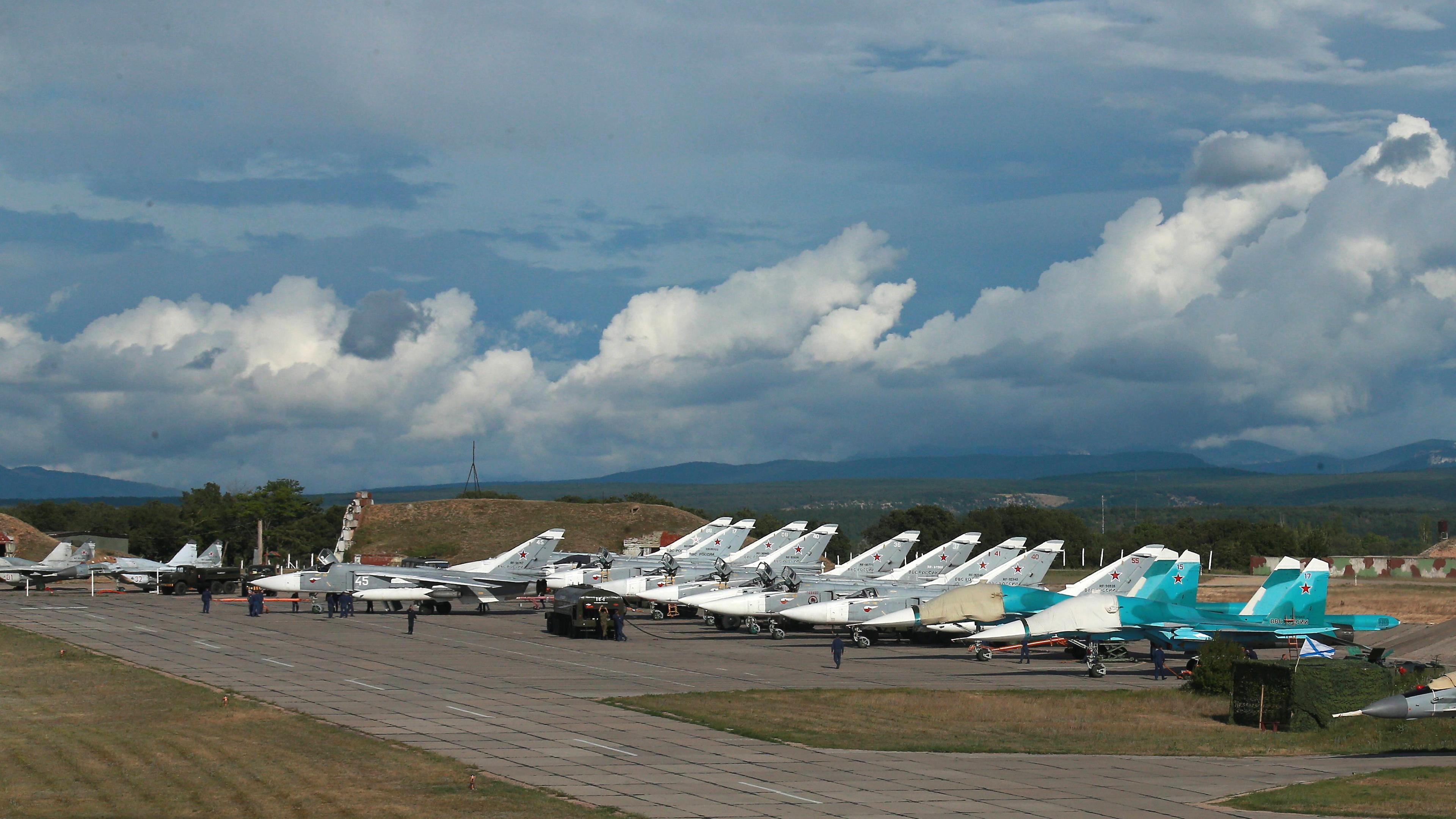 Flughafen Belbek auf der Halbinseln Krim, aufgenommen am 04.06.2016