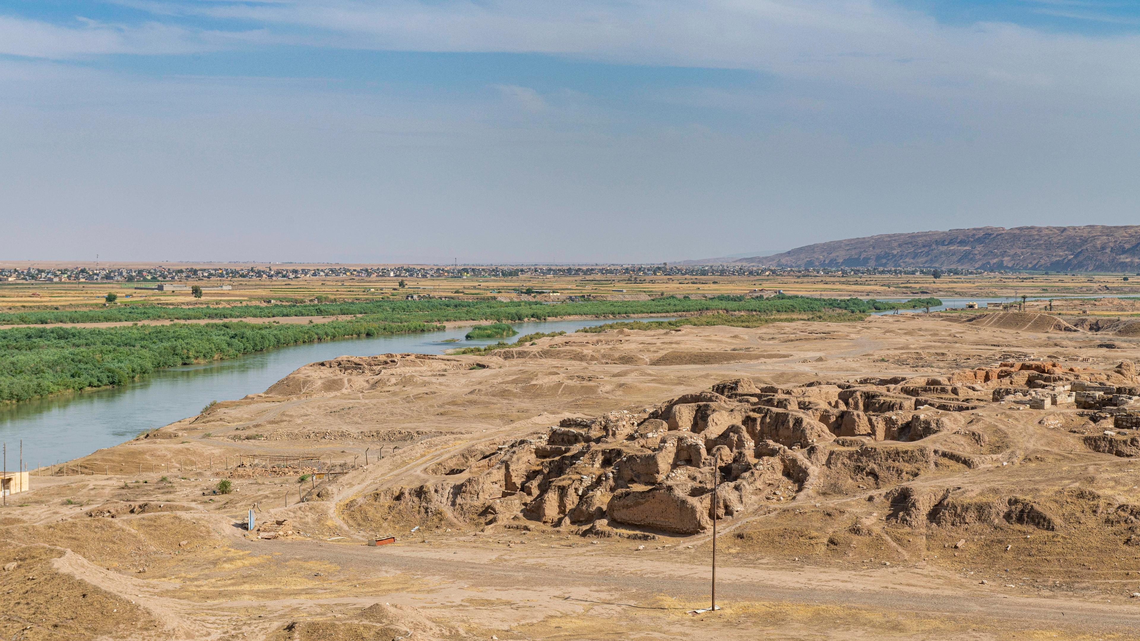 Fluss Tigris im Irak