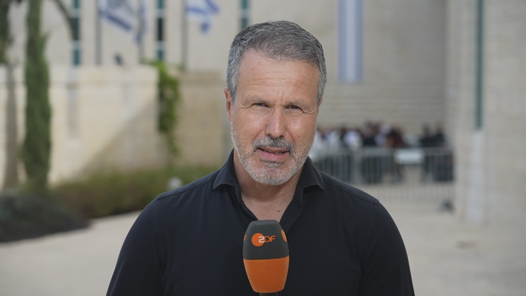 ZDF-Korrespondent Thomas Reichart aus Israel zugeschaltet ins Studio