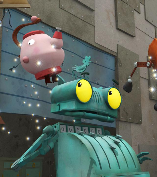 Die Gegenstände rund um Rösti beginnen zu schweben. Sogar Feuerstuhl hebt ab!