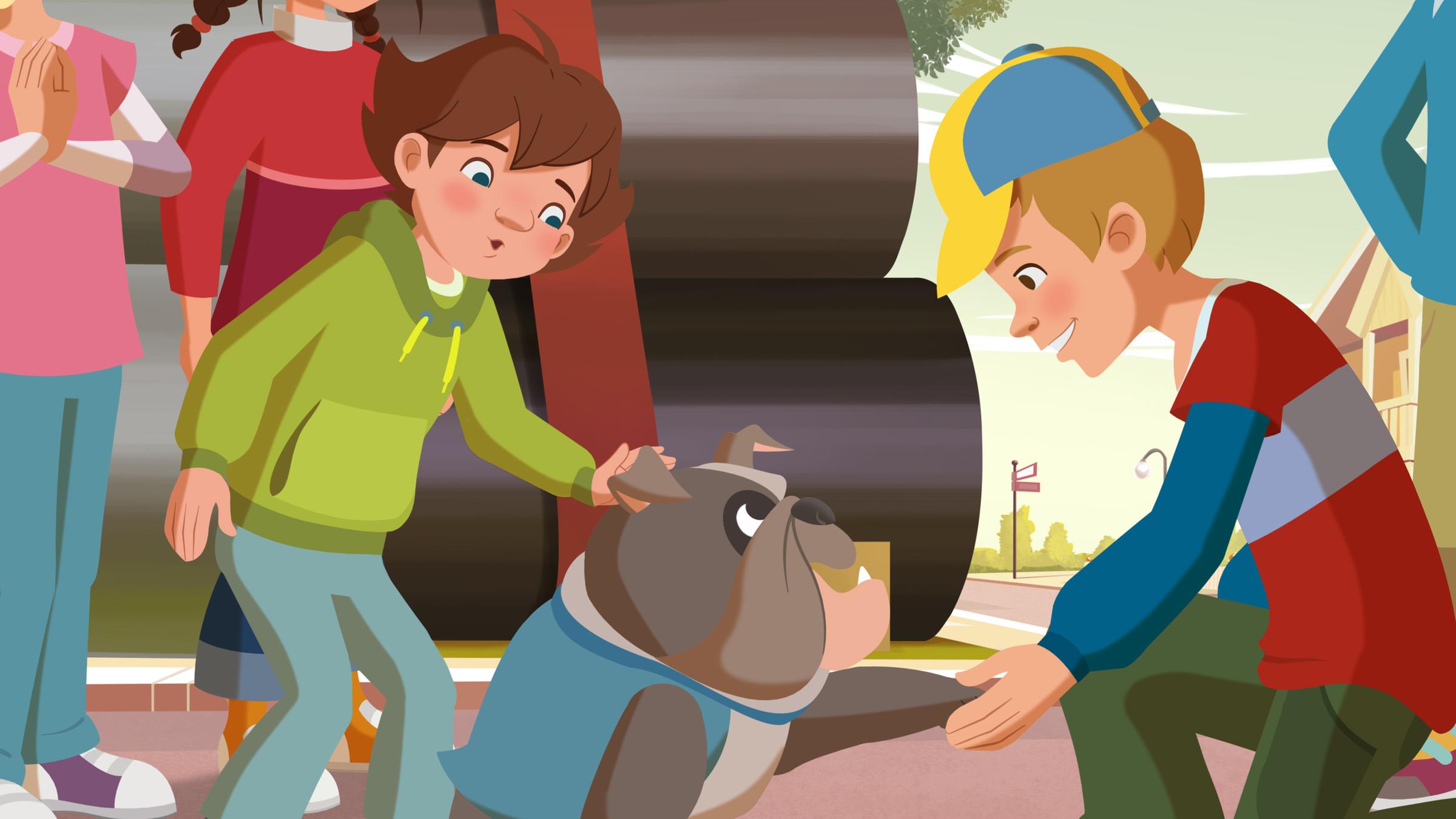 Wir zähmen einen Hund