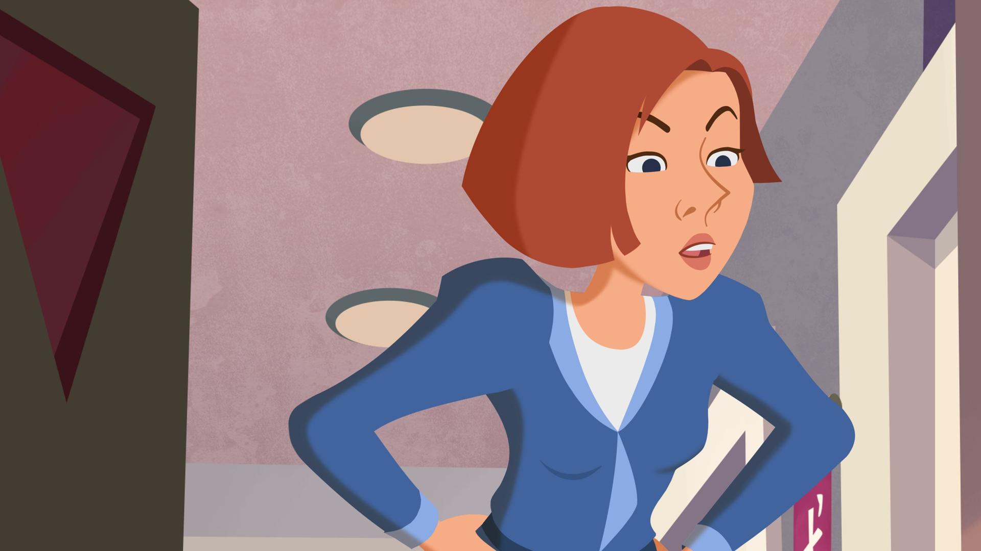 Zita-Sybill beugt sich nach vorne.