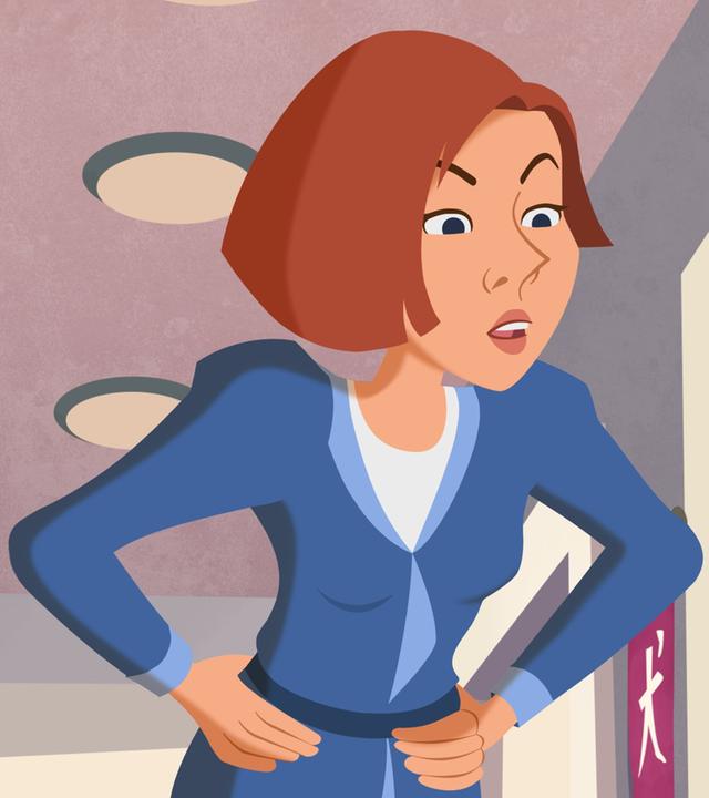 Zita-Sybill beugt sich nach vorne.