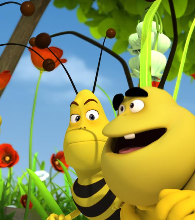 Die Wespenbande bespricht sich, wie sie wohl den Kelch am besten stehlen können.