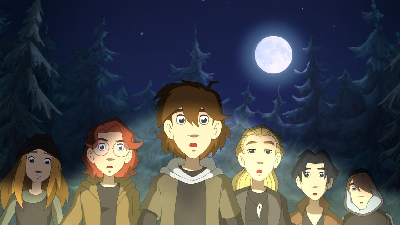 Die wilden Kerle erblicken die Bestie vom Finsterwald