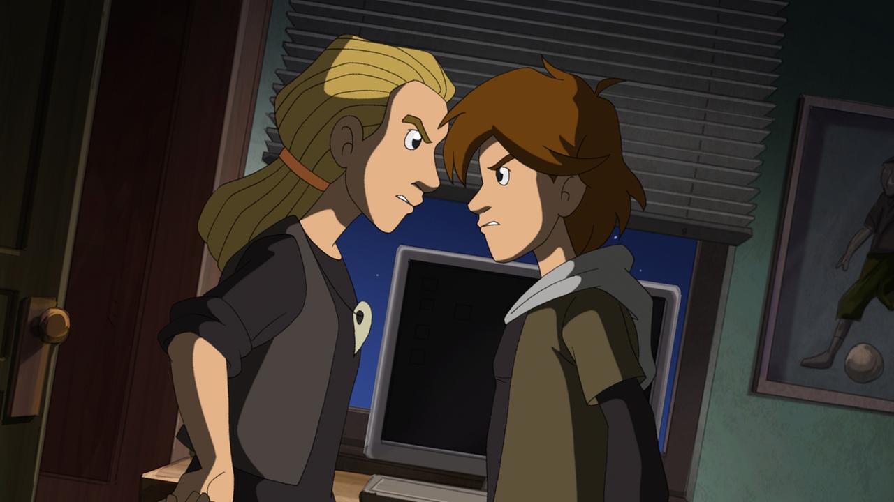 Zwei streitende Brüder