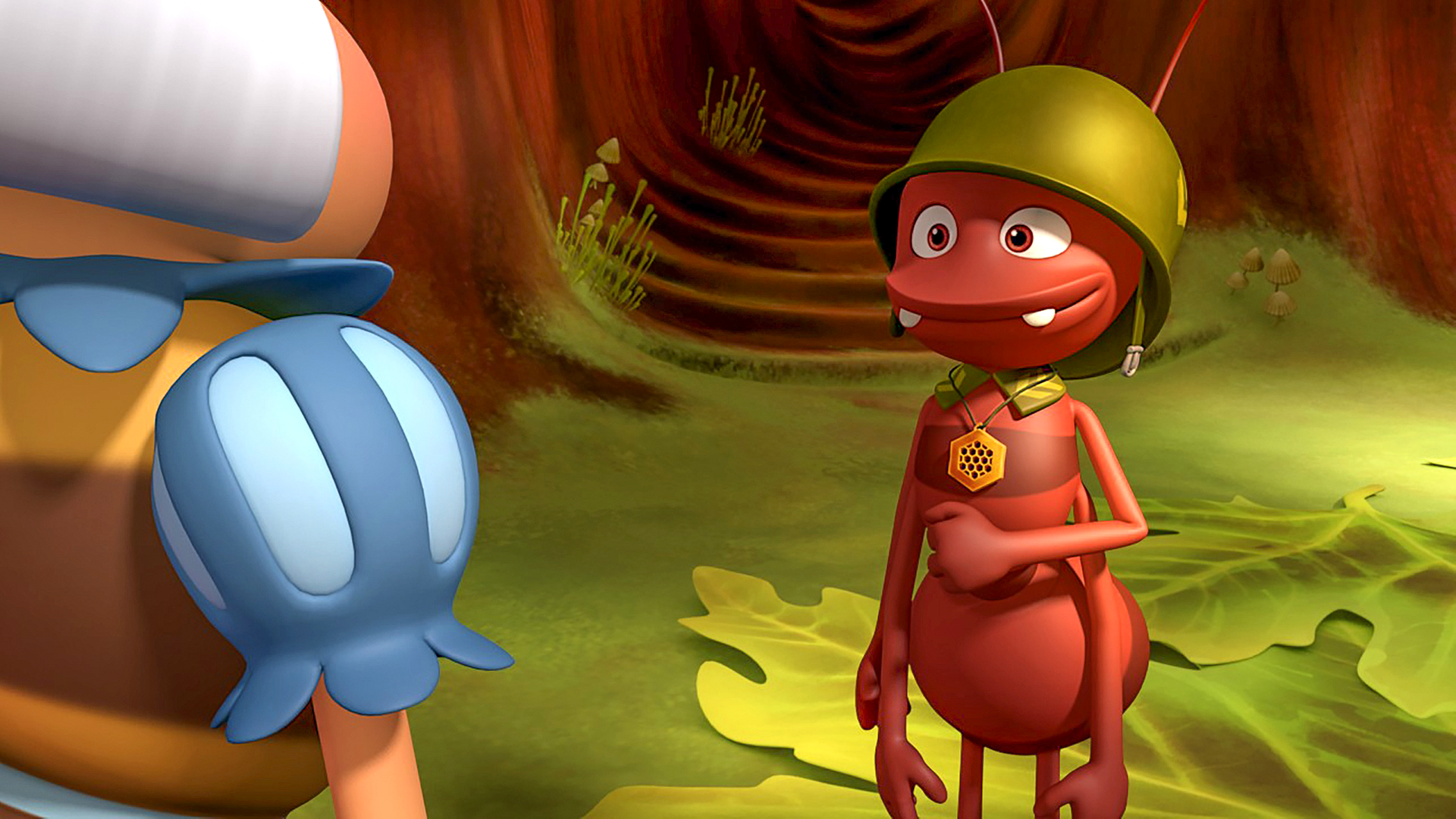 Paul hat von der Bienenkönigin einen goldenen Bienenorden erhalten, den er mit Stolz trägt.