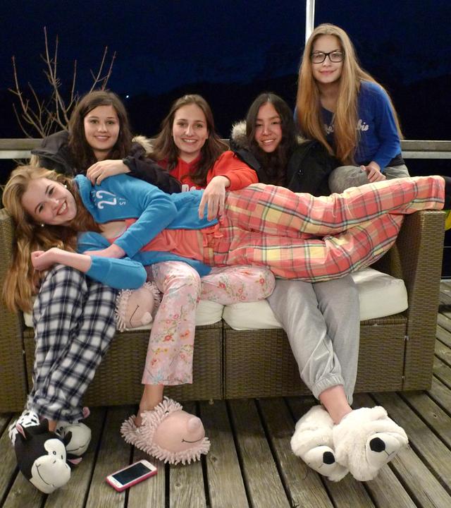 Die Mädels sind gut angekommen