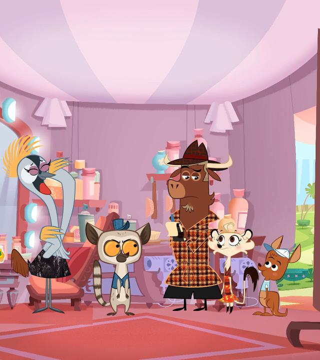 Sherlock Yack und Hermione sind in La Kranichs Zimmer. La Kranich weint und ist traurig, dass sie das Konzert absagen muss. 