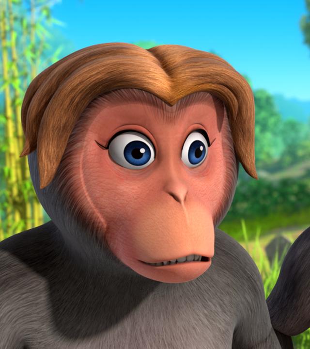 Mera und Mona starren beide geradeaus.