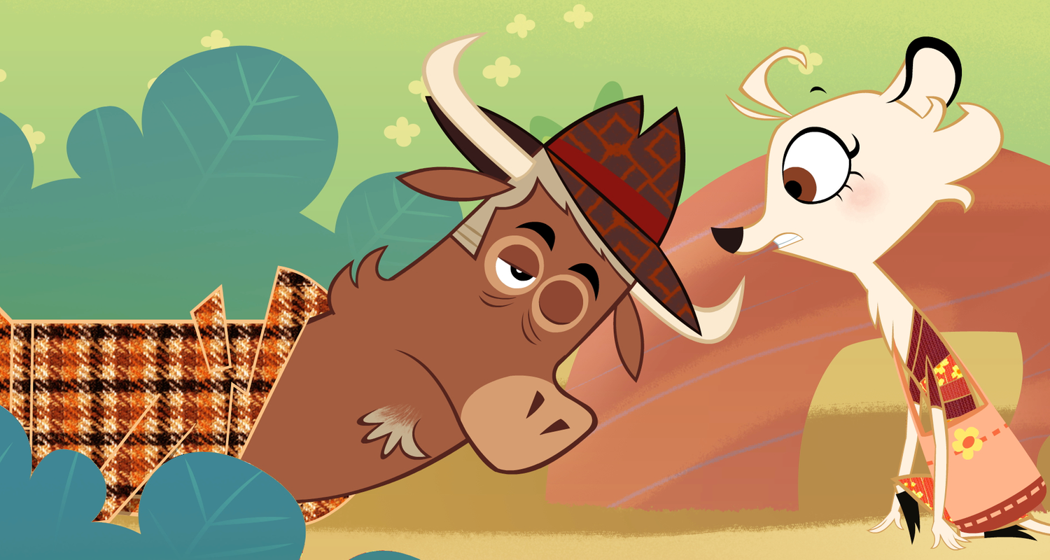 Nur mit Mühe kann Sherlock Yack die Augen offen halten. Hermione steht neben ihm und sieht ihn besorgt an.