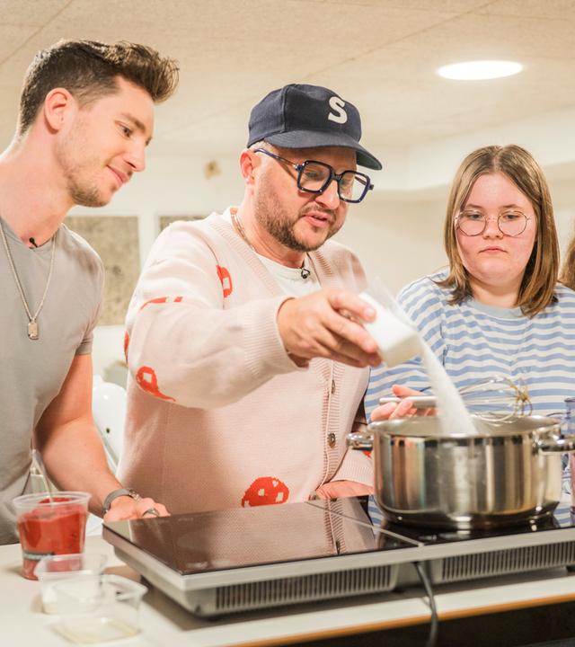 Felix Berndt und Sebastian Lege mit Cosima Imogen Altmann, Jasmin Beiersmann und Gustav Jankiewicz